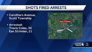 Shots fired arrests in Scott Township