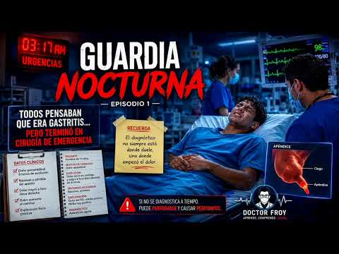 🚨 Todos pensaban que era gastritis😨 Pero era una APENDICITIS ⚠️ Guardia Nocturna EP.1⚕️Doctor Froy🩺