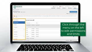 Corporate O2 - Admin Tutorial Details
