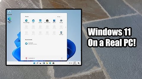 Installing leaked Windows 11 on a real PC (with download link)