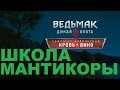 Ведьмак 3 Кровь и Вино комплект школы мантикоры