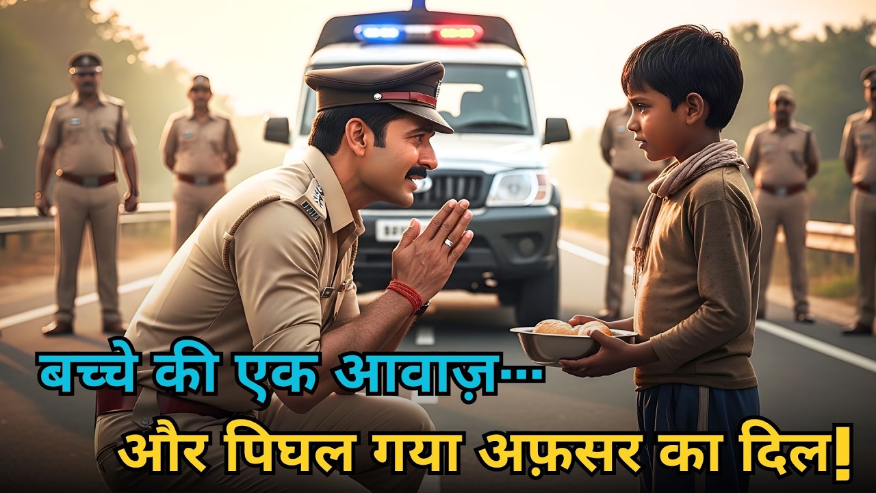 भीख माँगते बच्चे ने भीड़ में पिता पहचाना — IPS के फैसले ने सबको रुला दिया