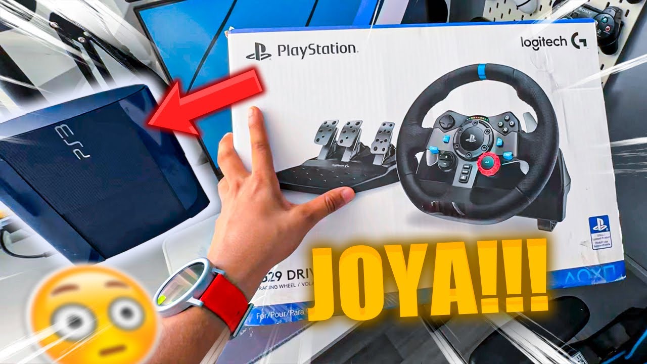 🚨Compro un VOLANTE pa mi PS3 Hackeada y uff😈Logitech G29🤯
