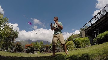 Diabolo - Double stick release reverse magic knot by Gérôme