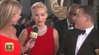 Jennifer Lawrence Best Golden Globes 2016 Moments !!!