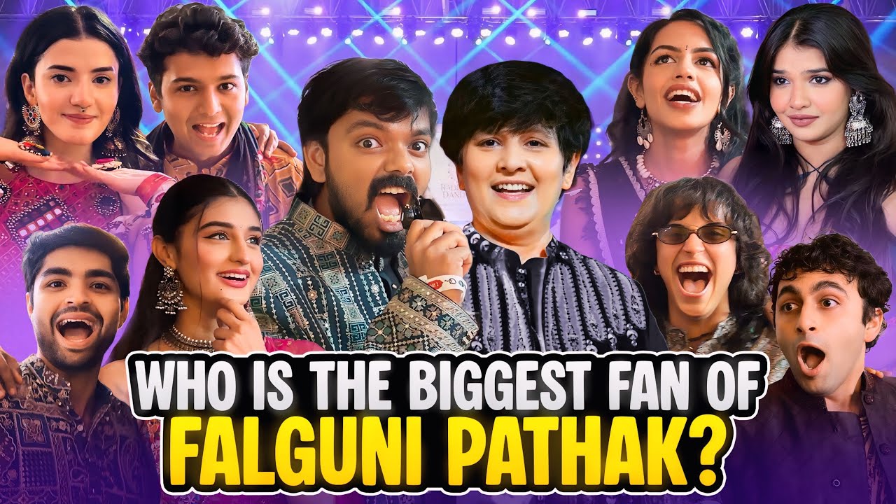 WHO IS THE BIGGEST FAN OF FALGUNI PATHAK ?