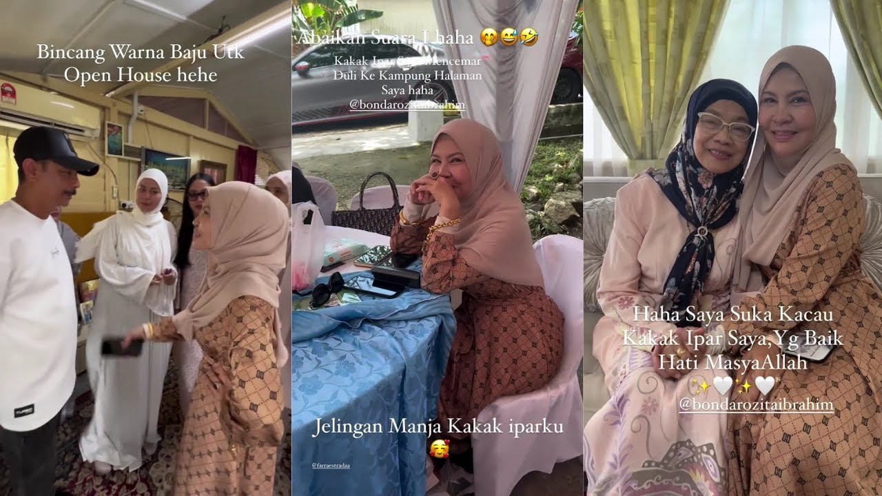 Bonda Rozita Beraya Bersama Keluarga Sebelah Suami...Rebecca Suka Sakat Bonda Rozita...