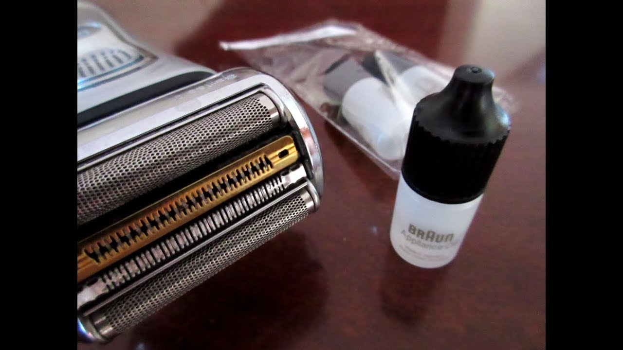 Braun Olio lubrificante 3x per Rasoio elettrico - YouTube