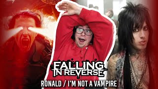 DOUBLE METAL REACTION! Falling In Reverse - Ronald / Im Not A Vampire (Revamped)!