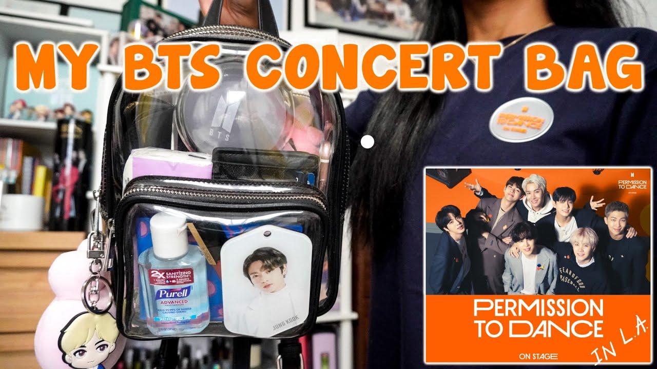 Pack My BTS Concert Bag With Me YouTube