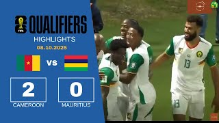 Cameroon vs Mauritius (2-0) | World Cup Qualifiers 2026 Africa | Goals & Highlights