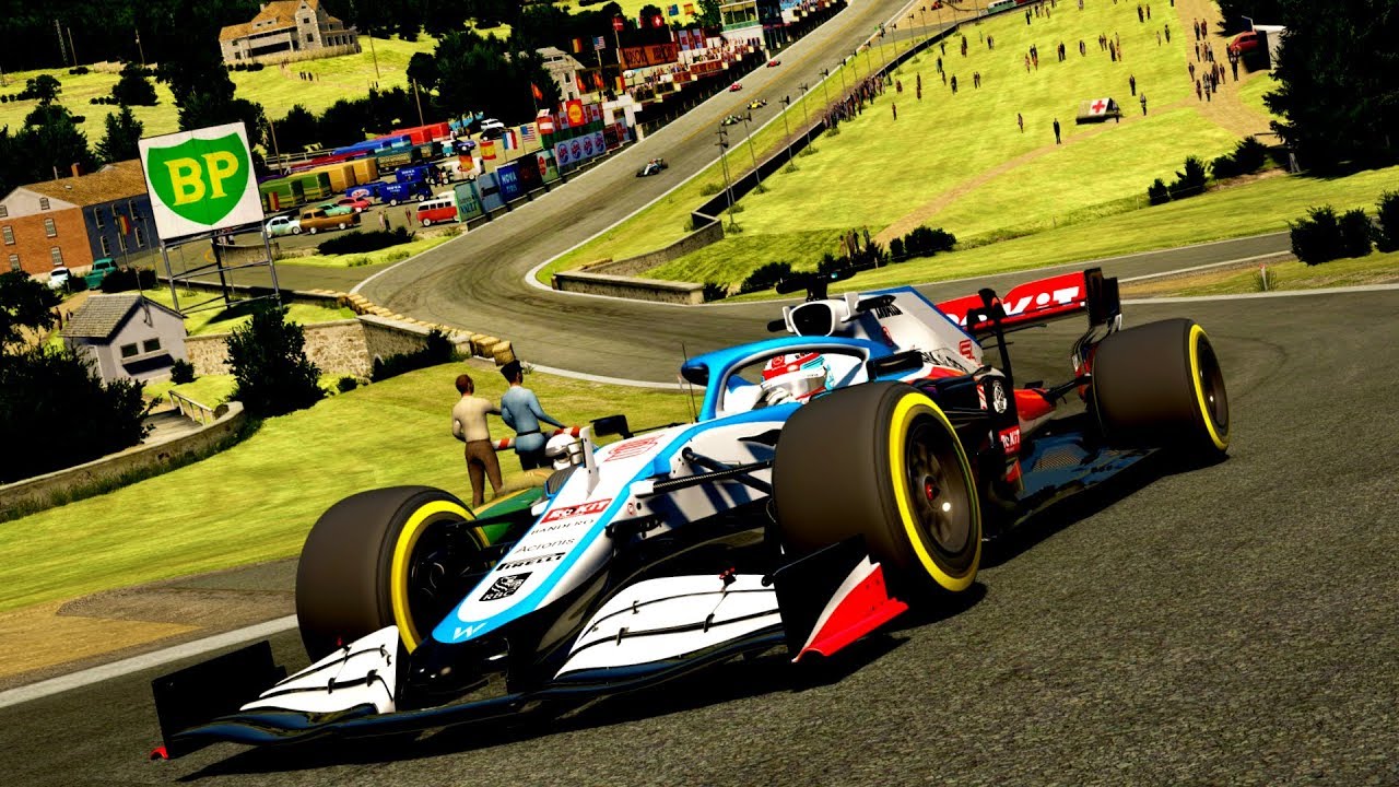 DRIVING F1 2020 CARS AT CLASSIC 1966 SPA! (1966 BELGIAN GP) - YouTube