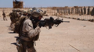 US Marines Combat Marksmanship Skills - Live Fire & Shotgun Range