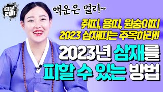 2023년 삼재인 쥐띠,용띠,원숭이띠분들은 가시던길 멈추고 이 영상부터 보고가세요~! 계묘년에 액운은 저 멀…
