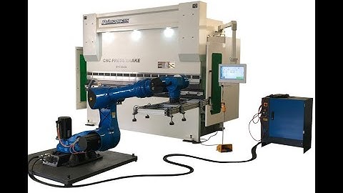 Fiber laser cutting machine feeding robot arm and cnc press brake bending machine