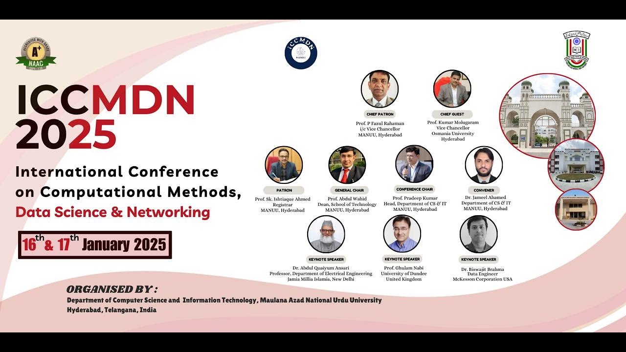 Inaugural Ceremony | ICCMDN 2025 | 16.01.2025