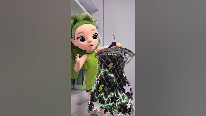 Jade’s Little Sister Finds the Perfect Dress 💚⚡| Rainbow High #shorts