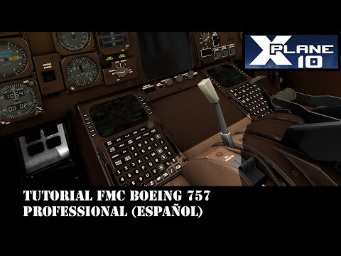 Tutorial FMC Boeing 757 Professional para X-plane - YouTube