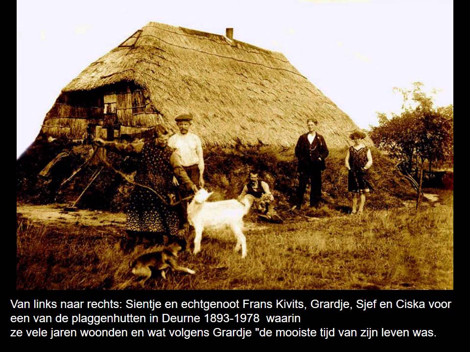 Bewoners van Plaggenhut in de jaren 1800 tot 1900
