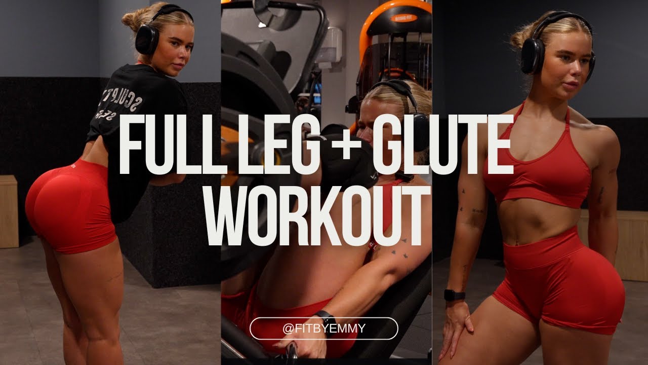 FULL LEG + GLUTE WORKOUT | GROOTSTE PUMP | ZWAARSTE LEGDAY VAN DE WEEK ...