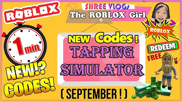 ⏱️ ROBLOX Tapping Simulator codes 👋 in ⏱️ 60 Seconds! ✨ New MIMIC CHEST BOSS & OBBY Update September