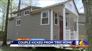 WATCH: Chesterfield couple forced to leave `tiny home`