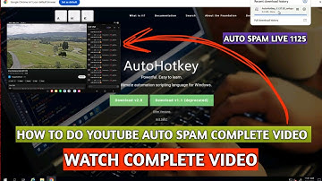 HOW TO DO AUTO SPAM WITH MOBILE IN YOUTUBE LIVE CHAT NEW VIDEO 》COMPLETE VIDEO #autospamwithmobile