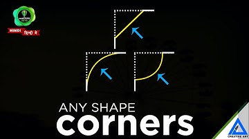 Corners panel | coreldraw in Hindi / हिन्दी मे