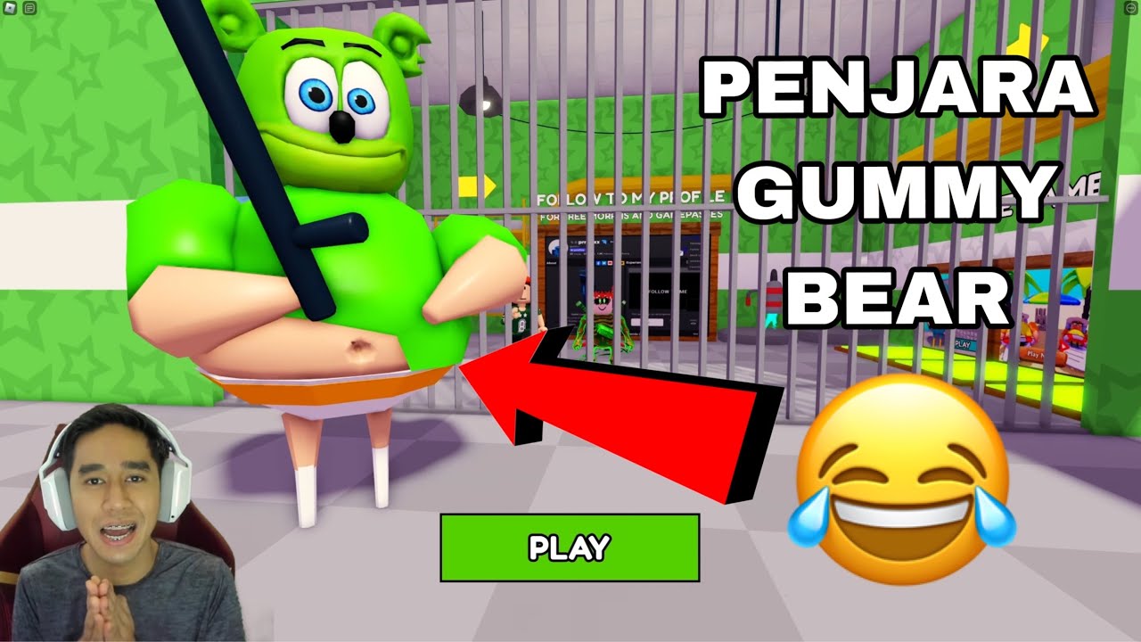 PENJARA GUMMY BEAR 😂 GUMMY BEAR BARRY'S PRISON RUN 😈