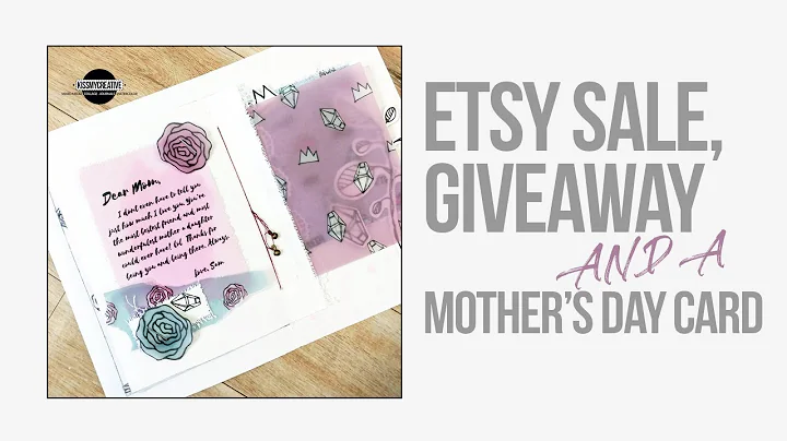 Make a Heartfelt Mother's Day Card with Etsy Sale & Giveaway!