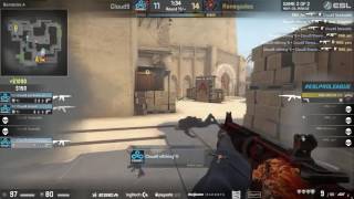 ESL CS: GO Pro League: Cloud9 n0thing Sexy 4K M4A4 Spraydown Against Renegades