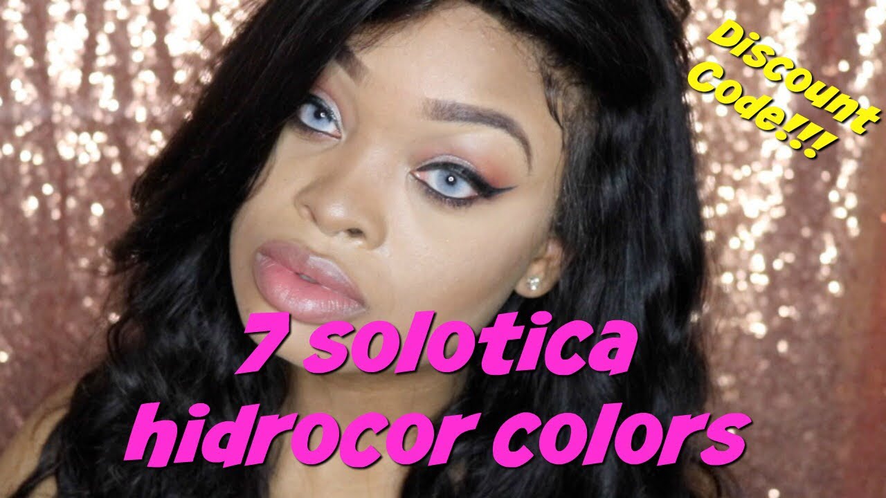 HUGE Solotica Hidrocor Contacts Review! Discount Code!(Avela,Ocre,Ice
