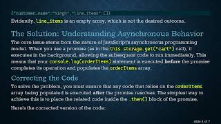Resolving the Issue of an Empty Typescript Array of Objects in Asynchronous Code