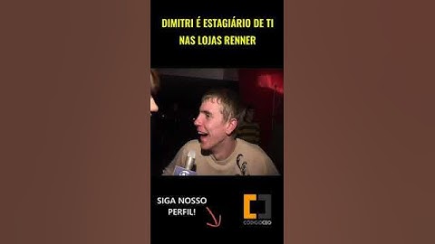 DIMITRI É ESTAGIÁRIO DE T.I. NAS LOJAS RENNER | #shorts