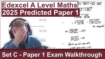 Edexcel A Level Maths | 2025 Predicted Paper 1 (AJMaths Set C - Paper 1)