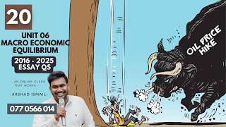 Unit 06 - Macroeconomic Equilibrium - Essay Qs - 2016-2025 - AL Economics  - Arshad Ismail