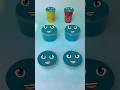Oddly Satisfying Sand Cakes 😍 | Mini Colorful DIY Sand Art with Cute Faces#shorts