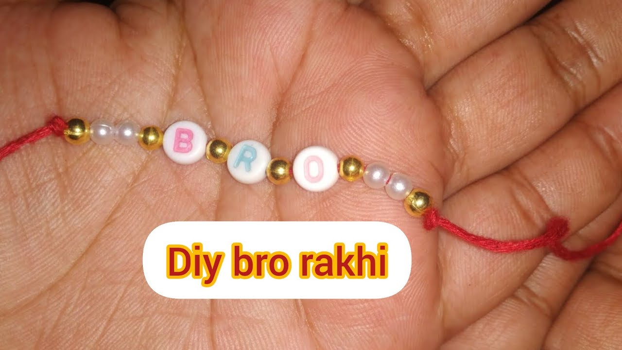 diy making rakhi new design😊😊//diy rakhi 🌼// #video #yt #new #rakhi # ...