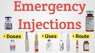 Emergency Injection // Emergency Medicine // Emergency Injection कौन से होते हैं