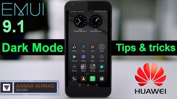 Huawei emui 9.1 dark mode || huawei dark theme || Change layout