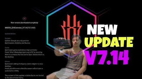 NUBIA NEW SYSTEM UPDATE V7.14|RED MAGIC 5G