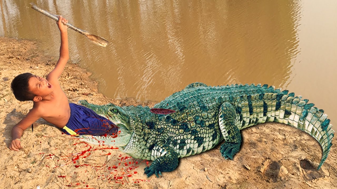 Best DIY Crocodile Trap - How To Make Easy Crocodile Trap Using Wood & Duck That Working 100%