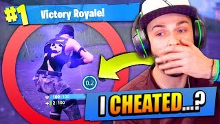 I CHEATED DEATH in Fortnite: Battle Royale...!