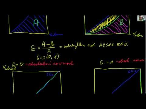 Mikroekonomie1 - Lorenzova křivka a Giniho koeficient (ekospace.cz)