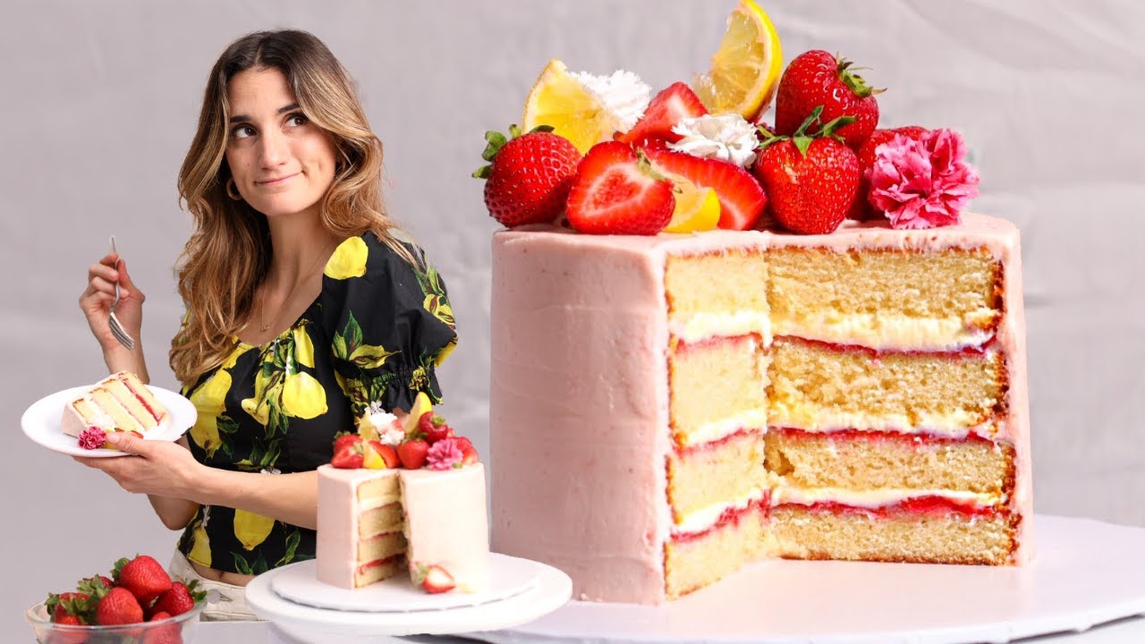 EL MEJOR PASTEL DE FRESA y LIMÓN / DANI FLOWERS @castrawberries