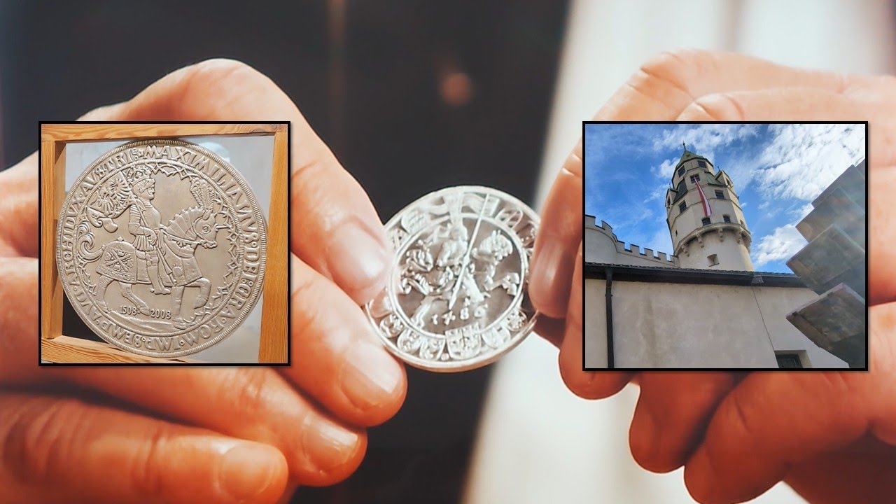 Старинный монетный двор Европы-Серебряные Талеры-город Халь в Тироле, Австрия-Путешествие в прошлое