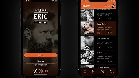 Salon booking app || Barber shop app Development || Flutter apps development