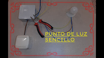 INSTALACIÓN de INTERRUPTOR y punto de luz simple FÁCIL🚀⚡⚡⚡⚡