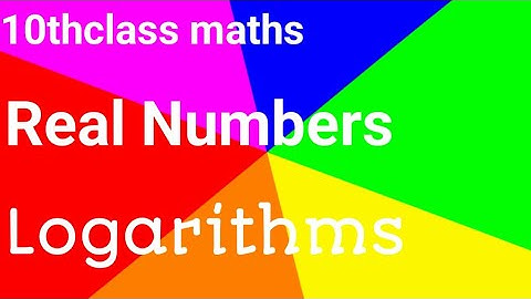 Logarithms//Real Numbers//10th class maths//AP, TS Board syllabus//SP Math Solutions