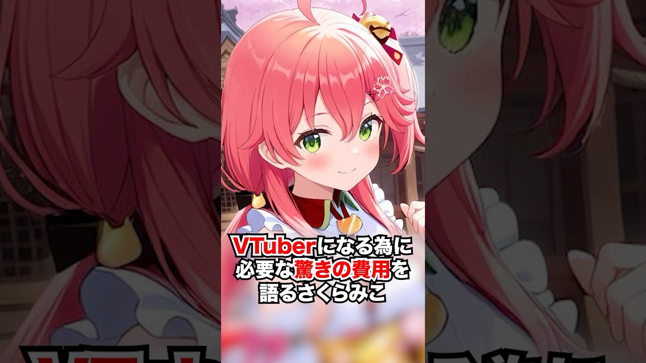 Vtuberになるために必要な驚きの費用を語るさくらみこ【ホロライブ/ホロライブ切り抜き】 #vtuber #ホロライブ切り抜き #hololive